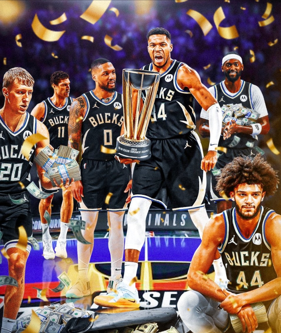 关于雄鹿主场击败森林狼，字母哥狂砍三双的信息