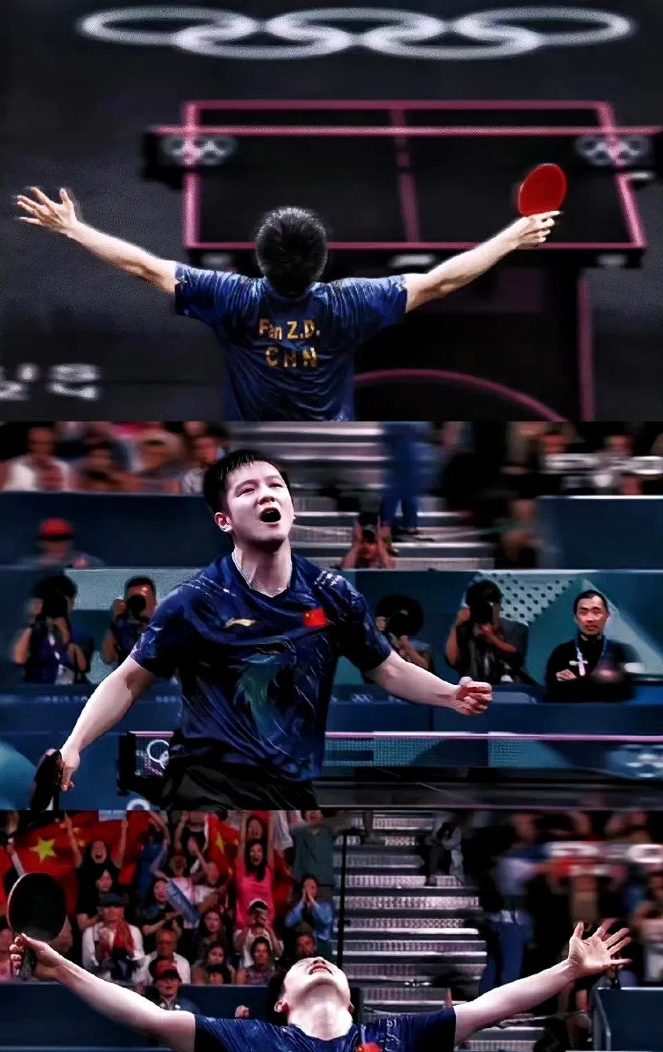 关于中国乒乓球队逆转英国乒乓球队，张继科绝境逆转的信息