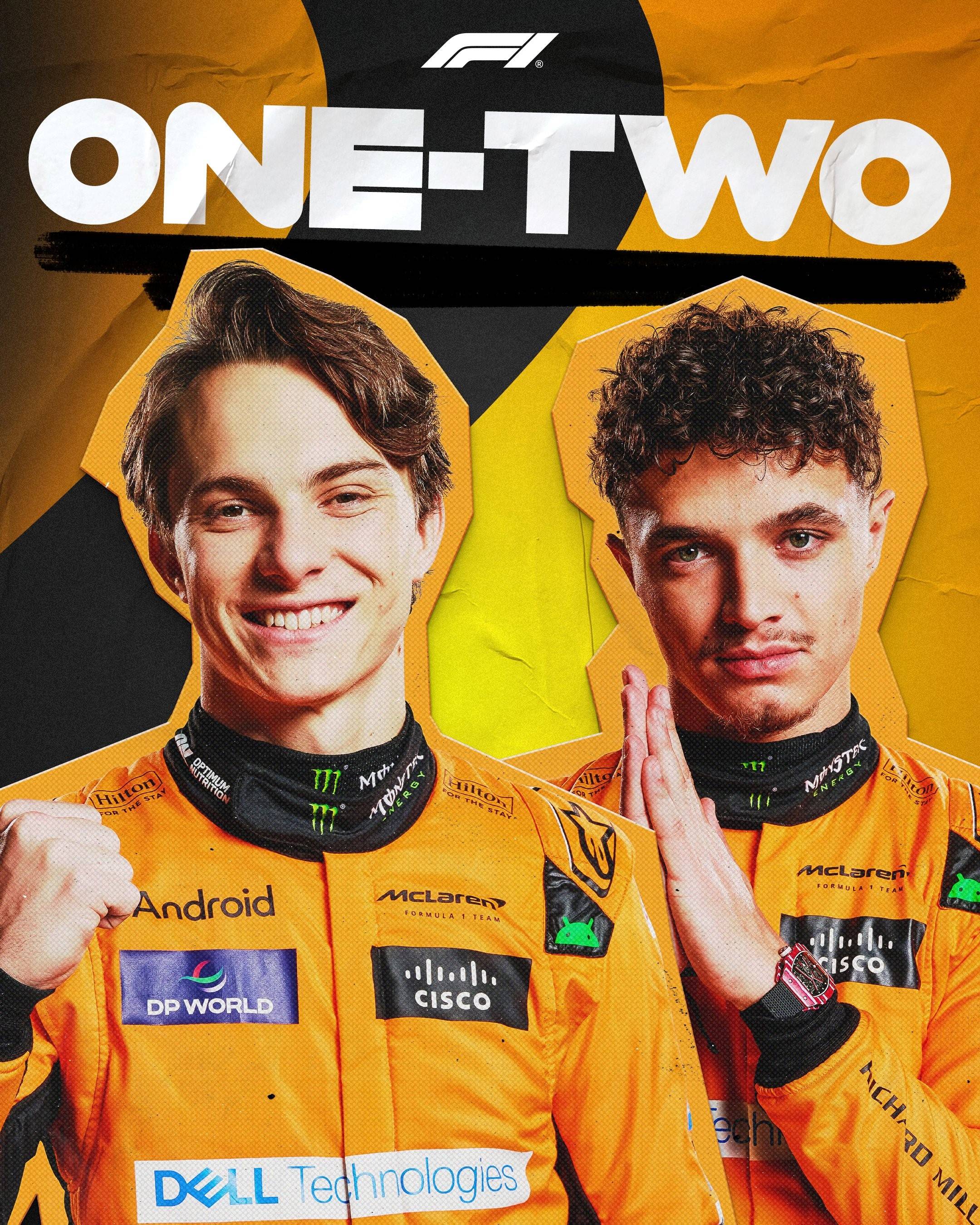 迈凯伦力克红牛车队，诺里斯统治全场的简单介绍